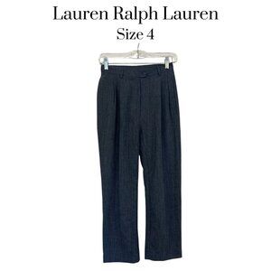 Lauren Ralph Lauren Wool Blend Gray Dress Pants Size 4 Fully Lined Career Wear